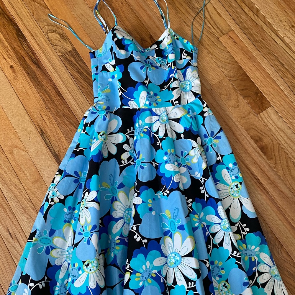 Multi color sundress. Claasy :)